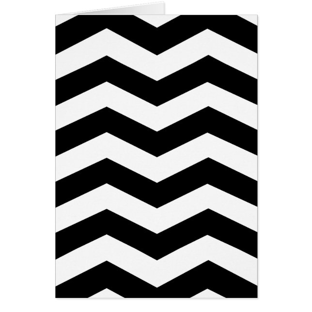 Modern sicksack hälsningskort (Framsidan)