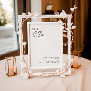 Modern signal om Bröllop för avstängning av Bröllo Inbjudningar