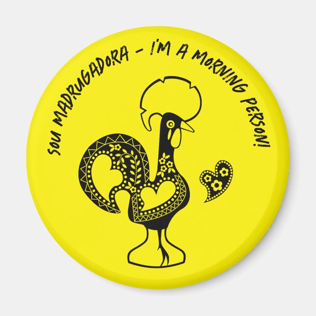 Modern Silhouette Tupp Magnet (Framsidan)