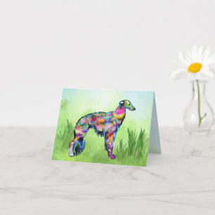 Modern Silken Windhound Kort