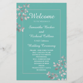 Modern Silver Blommigt