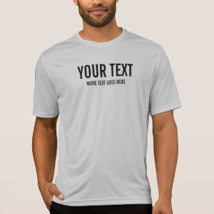Modern Silver för kundtextbild i Färg Manar T Shirt