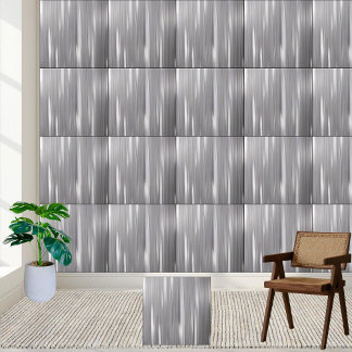 Modern Silver Grått White Shiny Glossy Kakelplatta