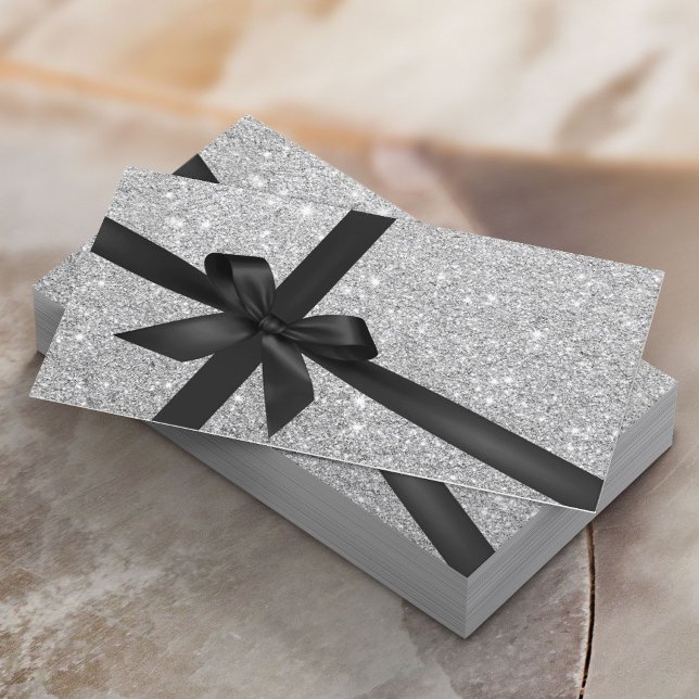 Modern Silver Makeup Artist Gift Certificate Rabattkort (Skapare uppladdad)