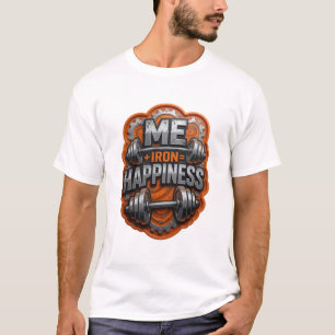Modern Silver ME JÄRN LYCKA Anpassad T-shirt