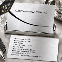 Modern Silver Metallisk Professionell