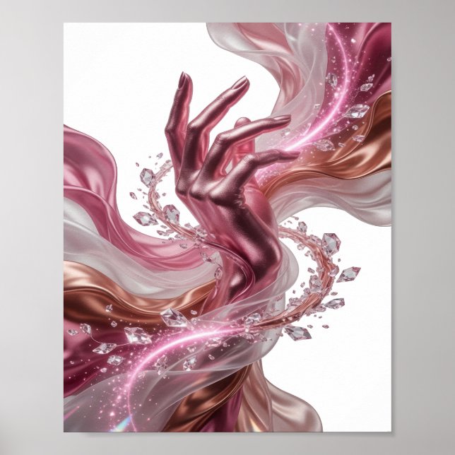 Modern Silver MODEHAND OCH TYGMÄNSTER Poster (Framsidan)
