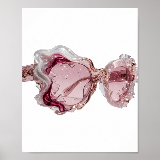 Modern Silver MONCLER Textdesign Poster (Framsidan)