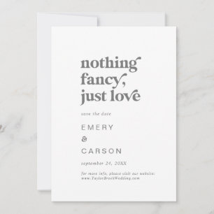 Modern Silver Typografi, ingenting Finare just Kär Spara Datumet