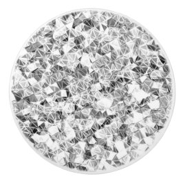 Modern silvergnistra knopp