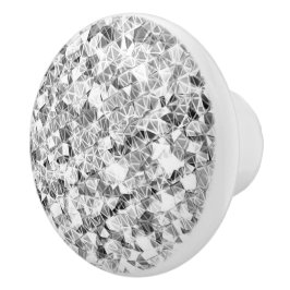 Modern silvergnistra knopp