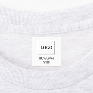 Modern Simple Add Company Logotyp Mode Apparel Klistermärke