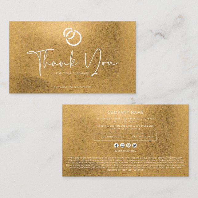 Modern Simple Anpassningsbar Business Logotyp Coup (Fram/baksida)