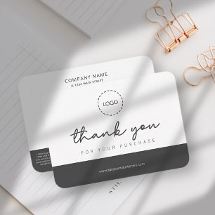 Modern Simple Anpassningsbar Business Logotyp Coup Anteckningskort
