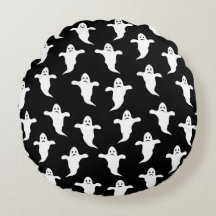 Modern Simple Black and White Spöken Halloween