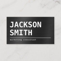Modern Simple Black Metall professionell