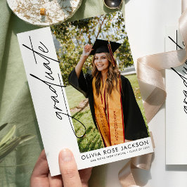 Modern Simple Boho Photo Studenten Meddelande