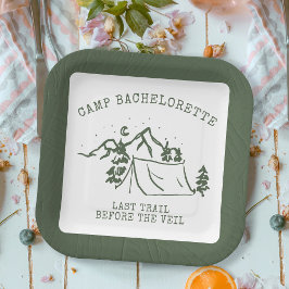Modern Simple Camping Helg Bachelorette Party