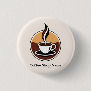 Modern Simple Coffee Shop professionell shop Knapp