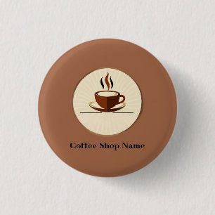 Modern Simple Coffee Shop professionell shop Knapp