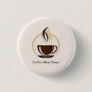 Modern Simple Coffee Shop professionell shop Knapp