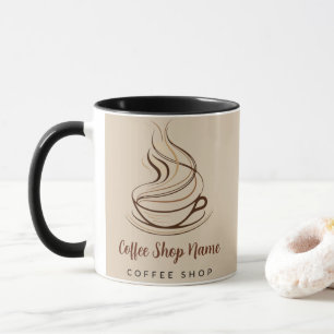Modern Simple Coffee Shop professionell shop Mugg