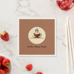Modern Simple Coffee Shop professionell shop Pappersservett