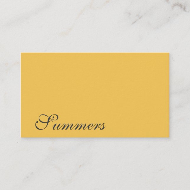 Modern Simple Guld Black Visitkort (Framsida)