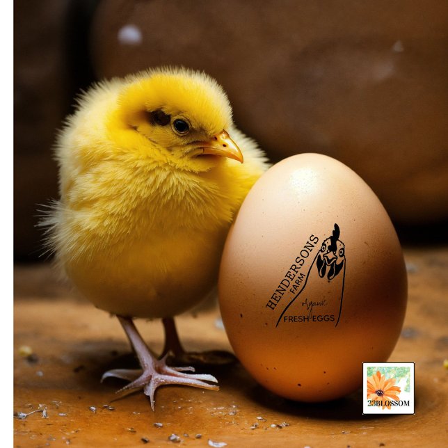 MODERN simple hen land farm namn Stämpel (Skapare uppladdad)