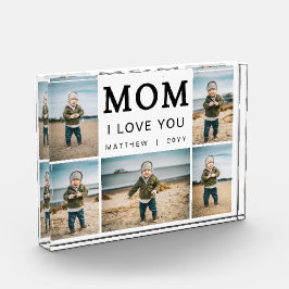 Modern Simple I Love You Mom Collage 5