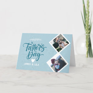Modern Simple Lycklig Fars dag Anpassningsbar Card Tack Kort