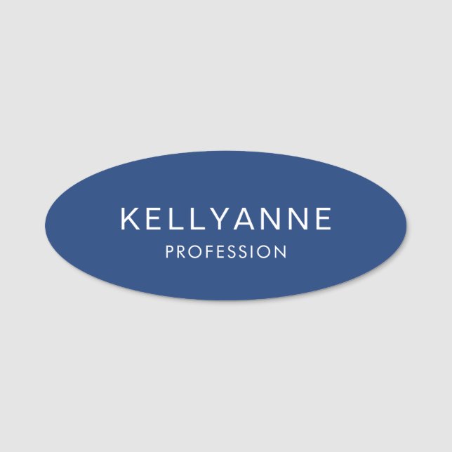 Modern Simple Magnetic Professional Namnbricka (Framsida)