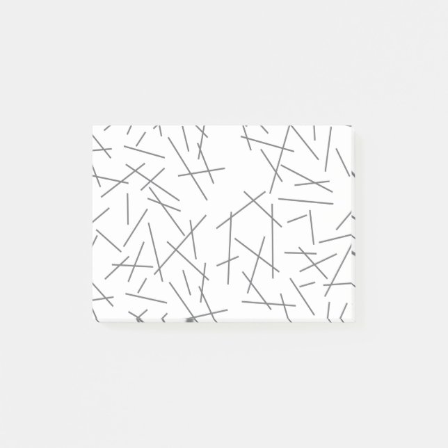 Modern, simple, messy graphic line pattern post-it block (Framsida)