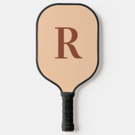 Modern Simple Monogram Beige Brown