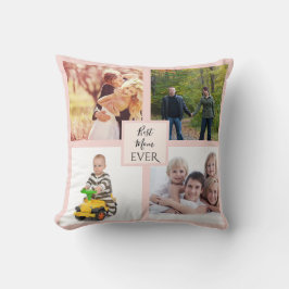 Modern Simple Mors dag Mamma Family Photo  Kudde