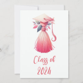 Modern Simple Pastel Studenten Inbjudningar