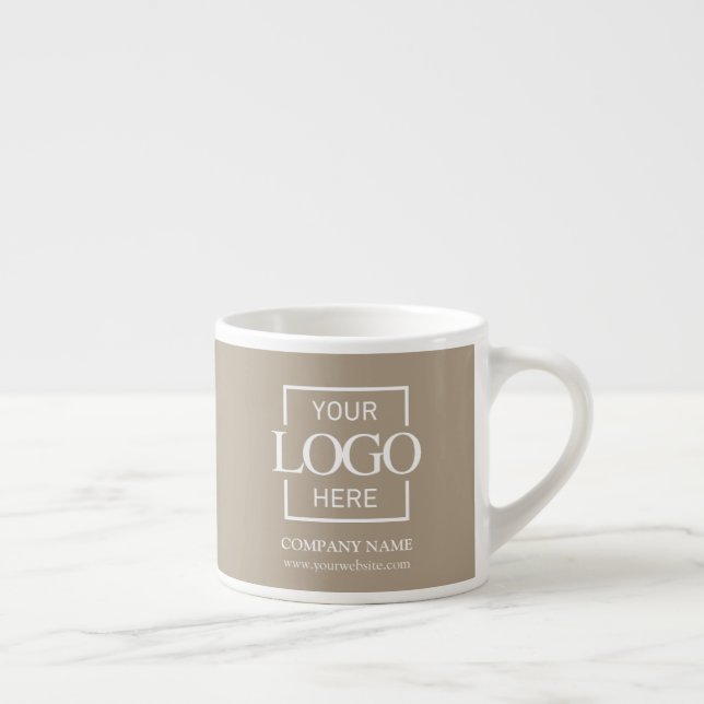 Modern Simple Personalized Company Branding Logo Espressomugg (Höger)