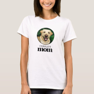 Modern Simple Pet Mamma Anpassningsbar Photo T Shirt