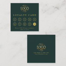 Modern Simple Professional Custom Business Logo  Lojalitetskort