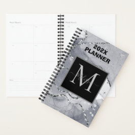 Modern Simple Silver MarLED Monogram