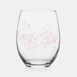 Modern simplepink Butterfly blommigt Flowers bröll