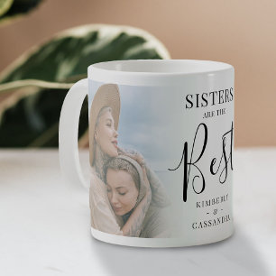 Modern "SISTERS" är den bästa fotoKeepsakin Kaffemugg