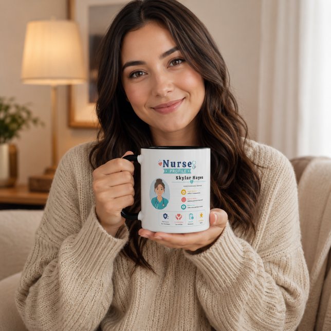 Modern Sjuksköterskeuppskattning Patientrecension Mugg (Modern Nurse Appreciation Patient Review Mug
)