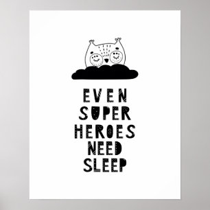 Modern skandal som sovande hjältar från uggla poster