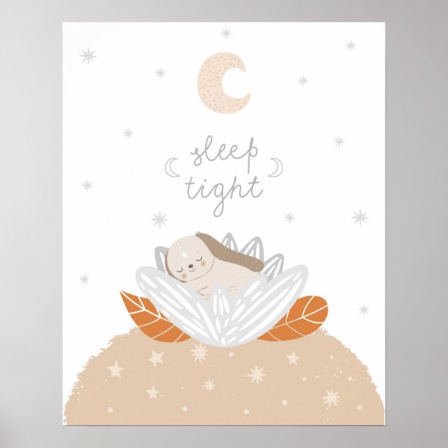 Modern skandal söt sömntät daghem poster (Framsidan)