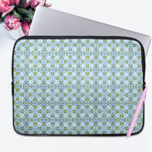 Modern skandinavisk design blå olivgrön laptop fodral