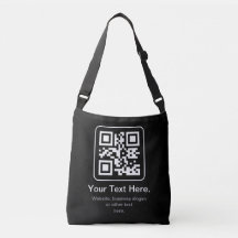 Modern skannbar QR-kod | Svart Vit & Grå
