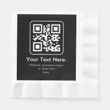 Modern skannbar QR-kod | Svart Vit & Grå