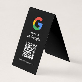 Modern skanning för att granska Google QR-kod affä Visitkort