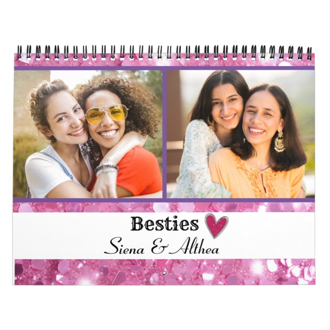 Modern Skapa din egen Anpassningsbar Bestie, bästa Kalender (Omslag)